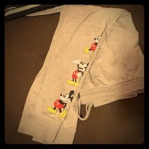 Mickey Mouse sweats never worn .